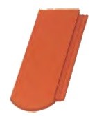 TERRAN RUNDO INOVA Poloviční taška cihlově červená